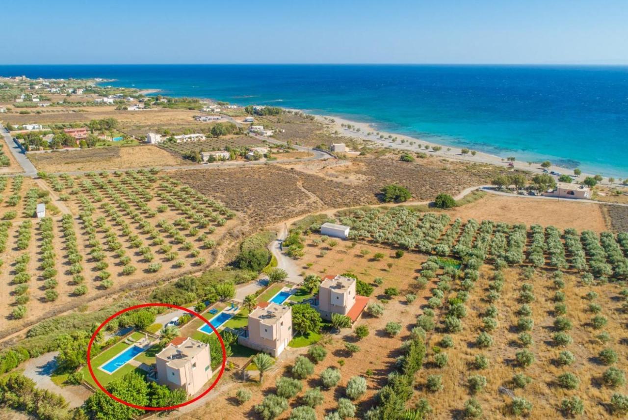 Spiros Beach Villa Frangocastelo Ngoại thất bức ảnh